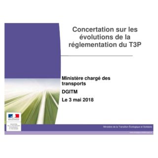 2-A-LA REGLEMENTATION DES TRANSPORTS PUBLIC PARTICULIERS DE PERSONNES (T3P)